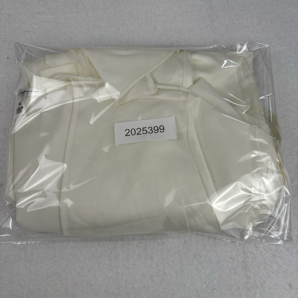 Rya Collection Robe XL NEW Cream Ostritch Feather Sleeves Glam Bridal Hooneymoon - Picture 11 of 11